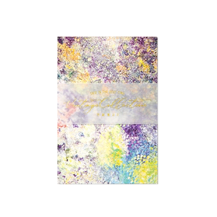 浮光掠影梦幻法式ins风便签纸无粘性手帐拼贴素材纸油画手账便签小本手杖素材纸网红分装浪漫文艺打底不重复