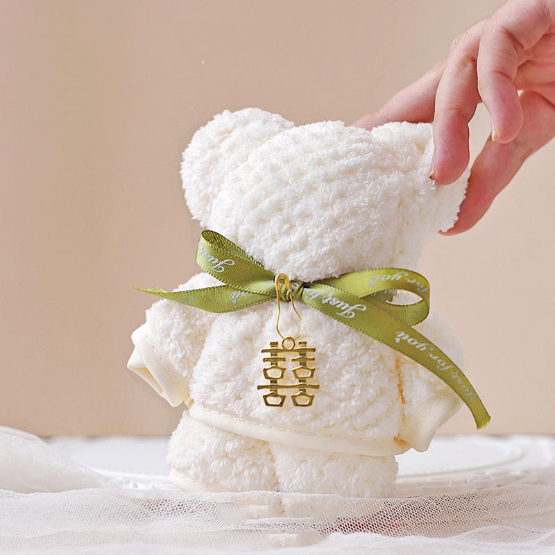 小熊毛巾结婚伴手礼活动小礼物