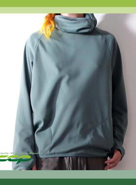 CCP 户外露营运动秋冬保暖机能风面罩卫衣高领套头衫连帽男女款