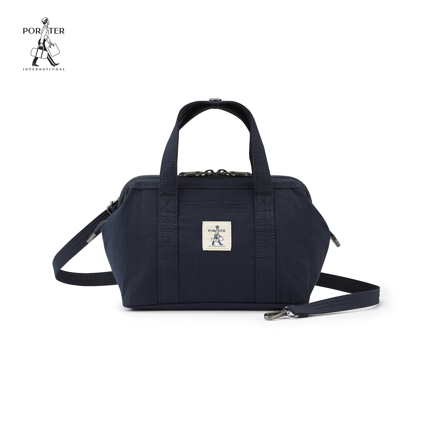 尼龙口金包手提包女士手提斜挎包