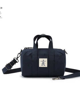 PORTER NIMBLE 水洗尼龙圆筒手提包勤包百搭小号女士手提斜挎包通