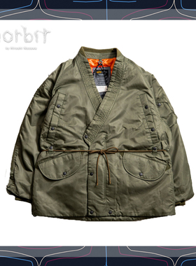 Norbit×ALPHA联名款N3B日式工作服夹克复古工装风多口袋宽松外套