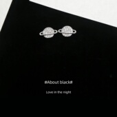 宇宙 锆石爆闪满钻小众免摘316L钛钢耳钉耳骨钉耳蜗钉