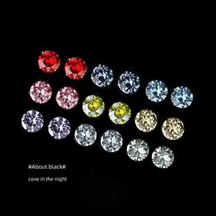 组合华子爆闪养耳免摘316L钛钢耳钉耳垂钉耳骨钉 华子