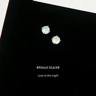 天火切锆石免摘316L钛钢耳钉耳垂钉耳骨钉耳蜗钉 春天