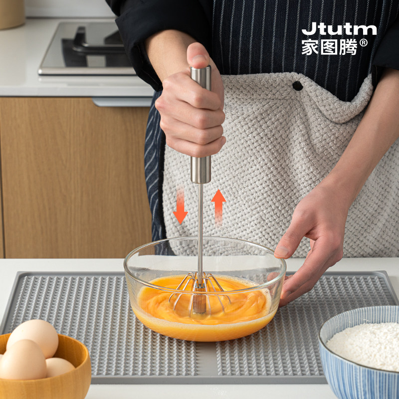 家图腾304不锈钢半自动打蛋器小家用手动搅拌器烘焙蛋抽和面神器