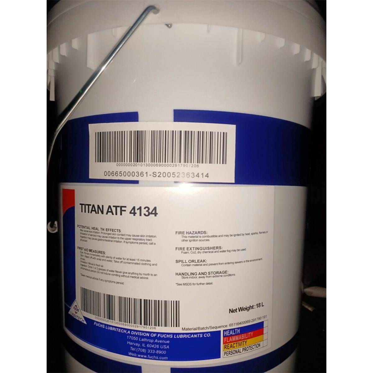 福斯ATF4134汽车AT排挡液TITAN ATF3292 4134 6400自动变速箱油