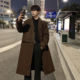 上市 新款 2026春季 青少年韩版 百搭锁棉过膝毛呢大衣 时尚 精品