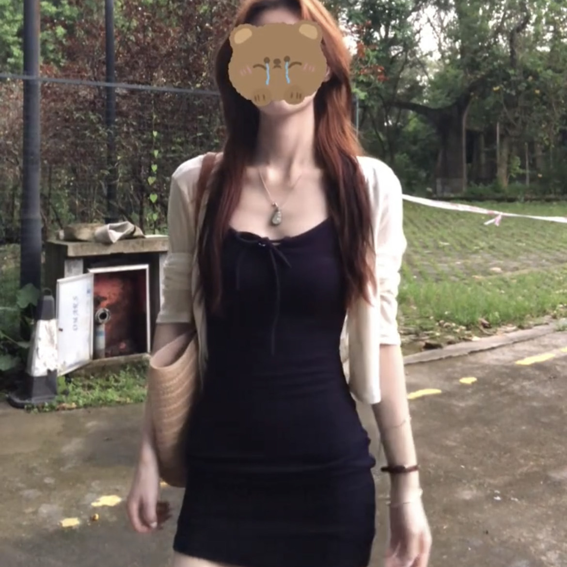 无袖吊带洋装女夏小个子