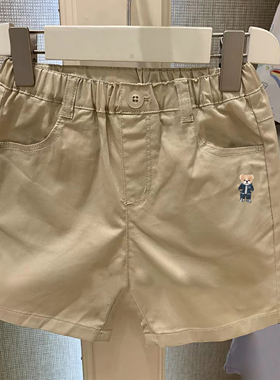 chris童装2026夏季新款男童休闲梭织棉短裤婴童款宝宝百搭裤子潮