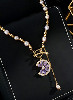 巴洛克淡水珍珠项链女款2025新款