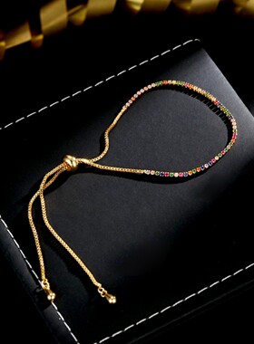 周也同款珍珠手链女轻奢小众精致