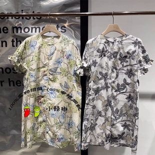 印花短袖 新款 连衣裙BDT2LD1582时鸣春涧中 2026夏季 衣播商场同款