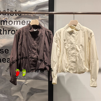 衣播商场同款2026夏季新款休闲收腰长袖外套BDT2WD1631向荒野而生