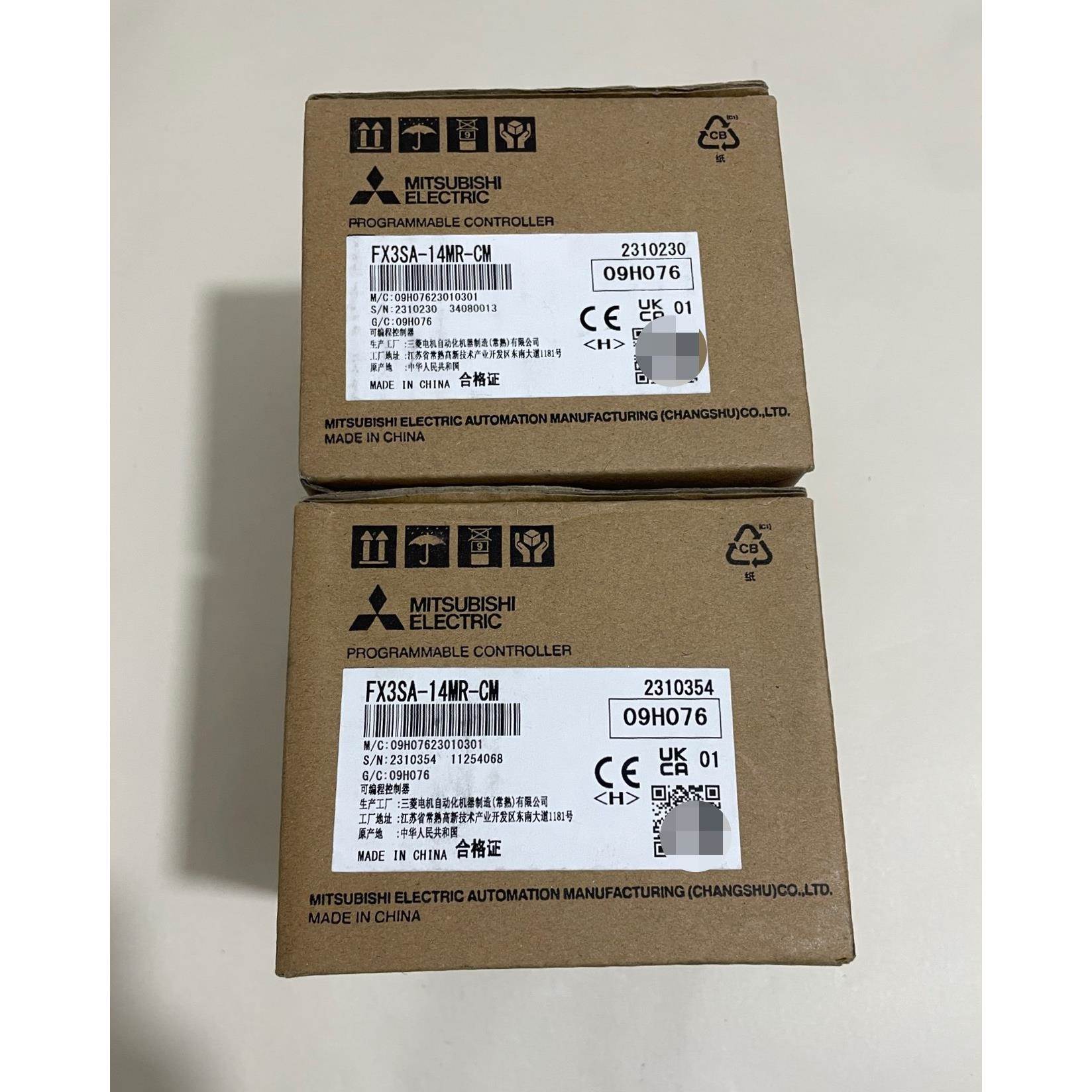 【议价】三菱可编程控制器，型号FX3SA-14MR-CM，包原装全新