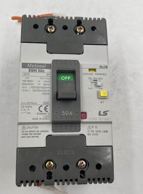 【议价】进口拆机 LS EBN52C 2P 50A漏电保护器 断路开