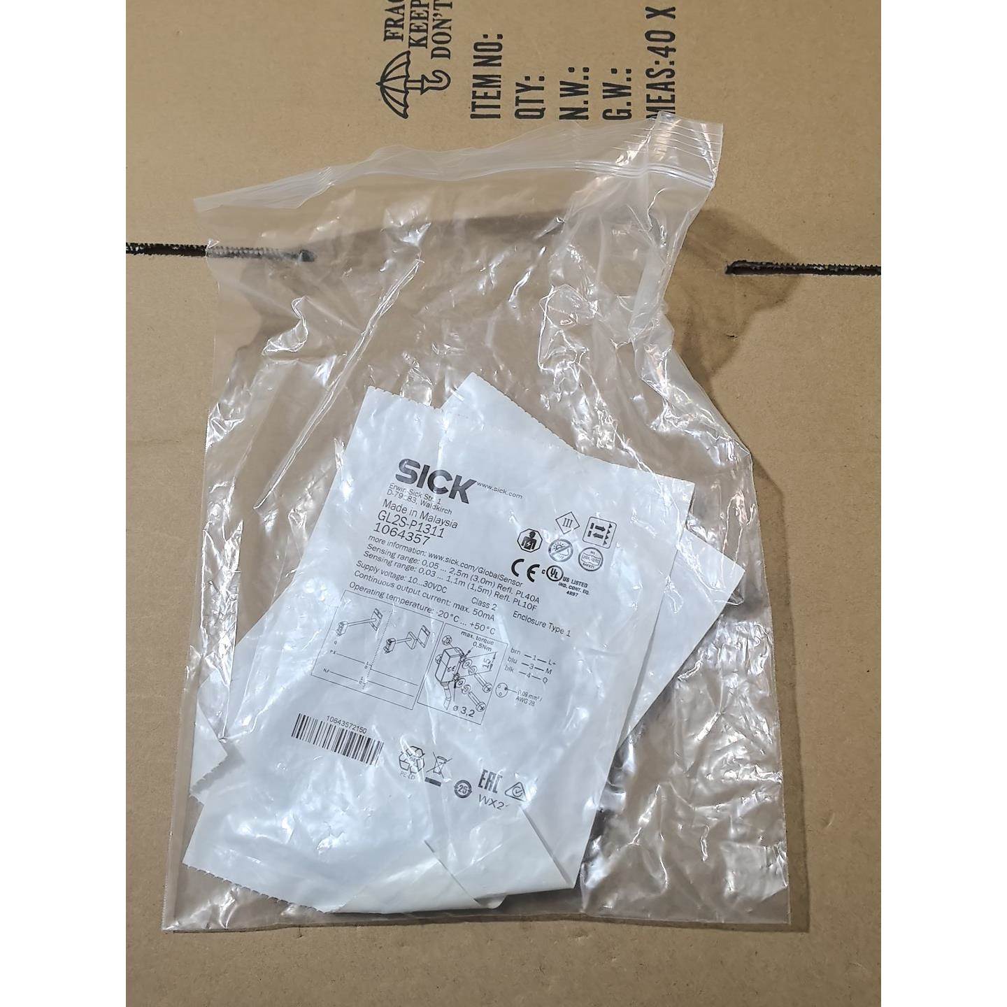 【议价】全新原装德国SICK西克GL2S-P1311镜反射光电传感器