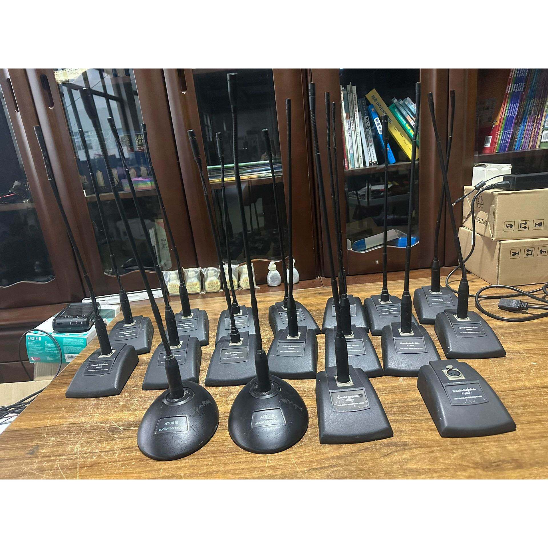 【议价】铁三角AT8668 鹅颈麦+底座 15套 单价150(底座已