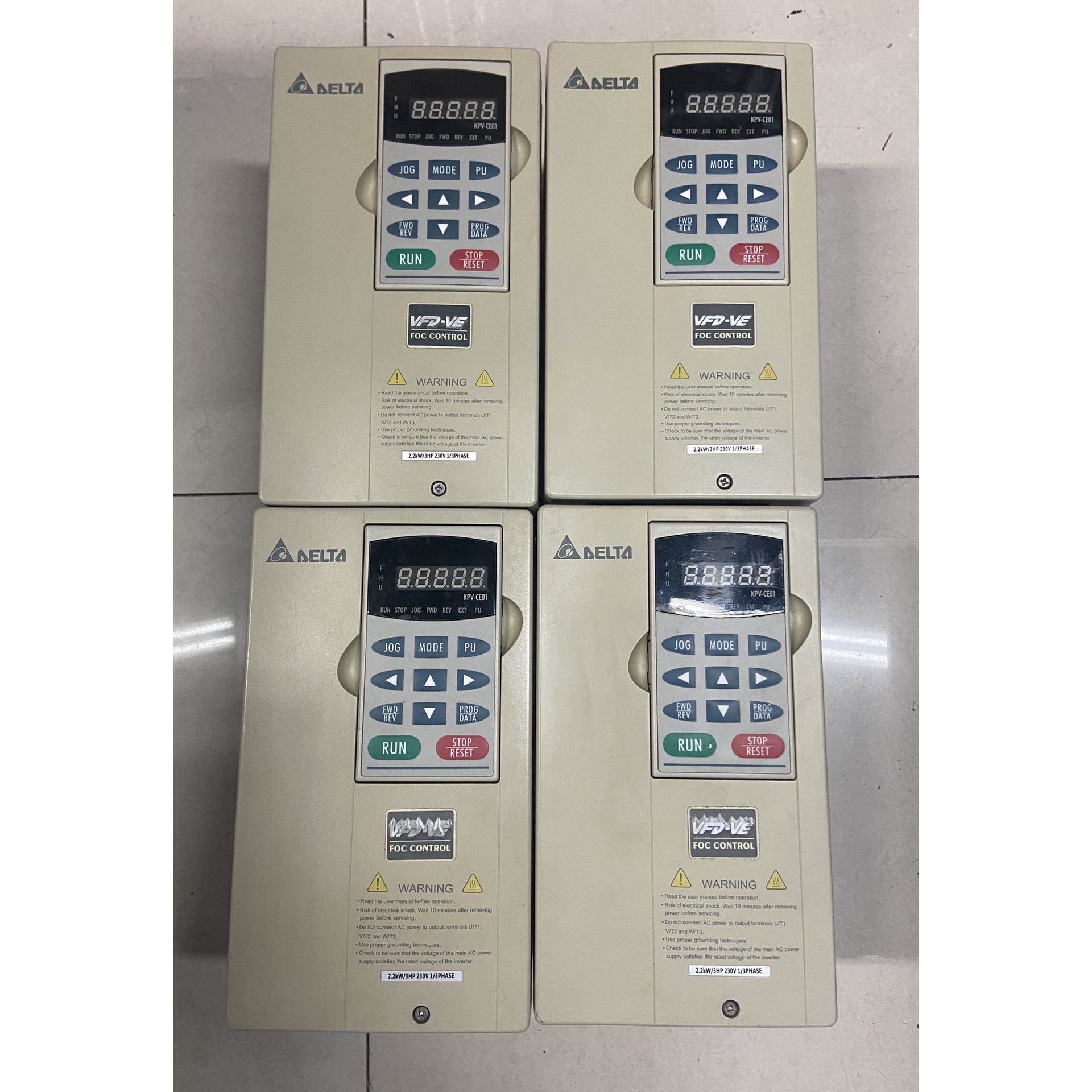 【议价】拆机台达变频器VE系列VFD022V23A-2 2.2