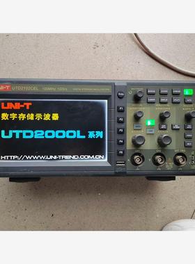 【议价】优利德UTD2102CEL数字示波器，100MHz带宽，1G