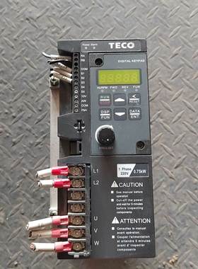 【议价】拆机东元TECOS310变频器，0.75千瓦