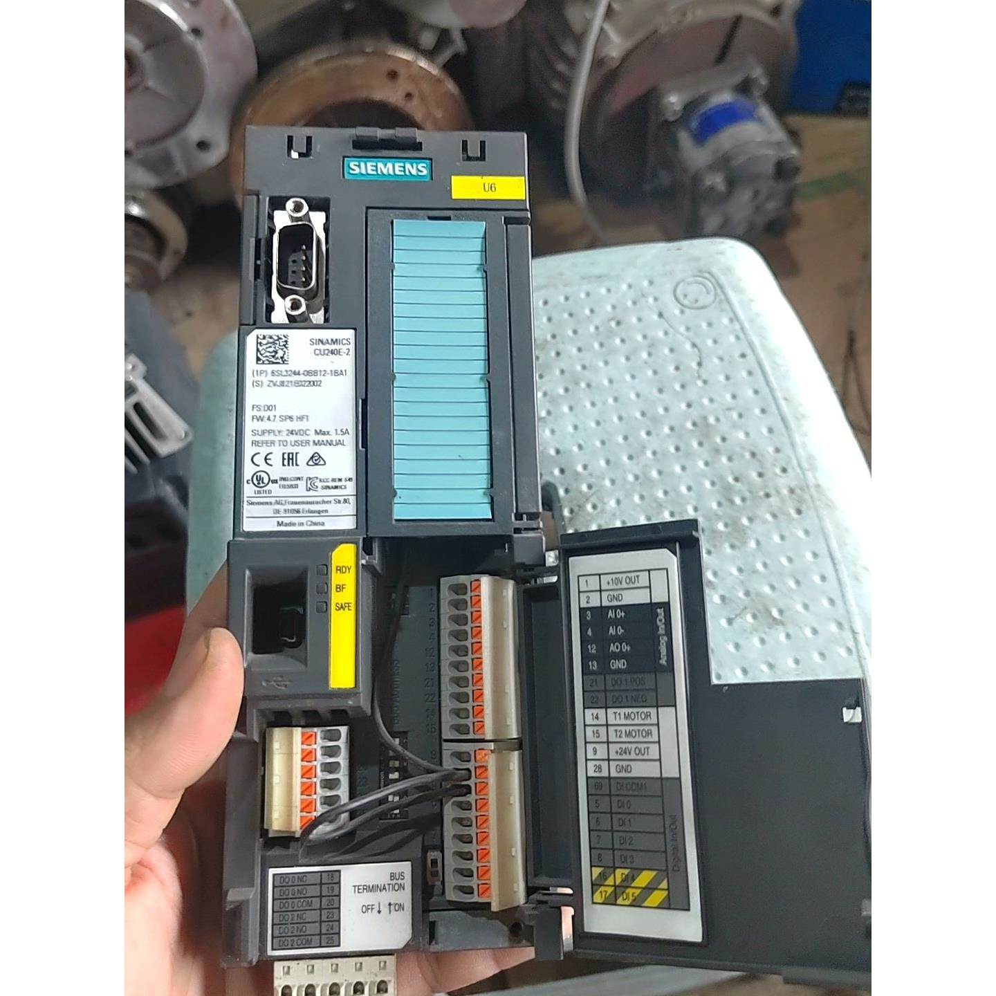 【议价】拆机西门子变频器CU240E-2控制单元6SL3244-0B