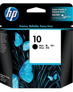 惠普HP 10号黑色原装墨水 C4844A 69ml 适用70/100/500/800绘图仪