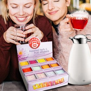 12口味茶包圣诞节日礼盒teekanne水果花茶送人礼袋泡茶叶包下午茶