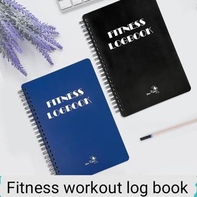 Fitness workout exercise journal daily weekly logbookplanner
