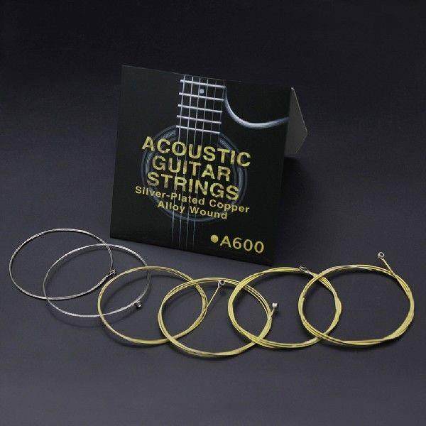 A600 6Pcs Brass Strings Set Classical Acoustic Guitar