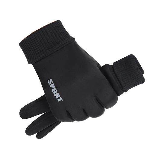 Men winter glove utdoor waterproof gloves Warm riding glove