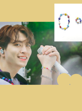 green新品可爱弹力小花手链手工