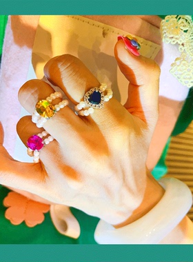 买一送一green秋冬皮女贝珠珍珠