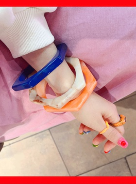 个性手镯其他亚克力复古女