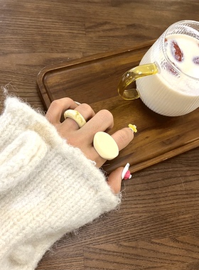 其他女树脂日韩个性戒指