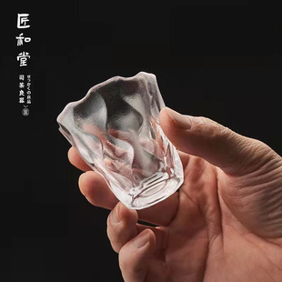 日式小酒杯子玻璃杯威士忌清酒杯白酒盅初雪主人杯品茗杯茶杯