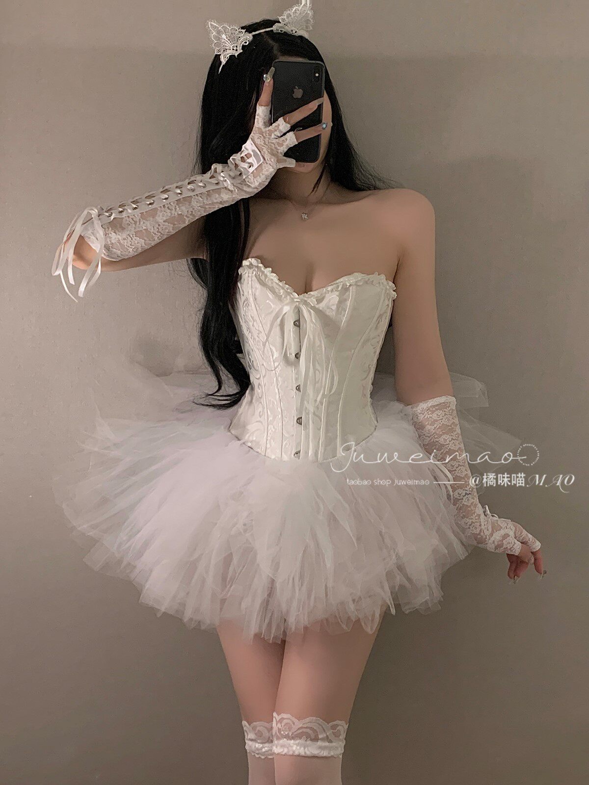 橘味喵:性感猫女纯欲万圣节圣诞Cosplay女装/