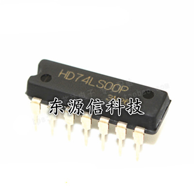 逻辑栅极/逆变器 HD74LS00P SN74LS00N 与非门电路 DIP-14直插
