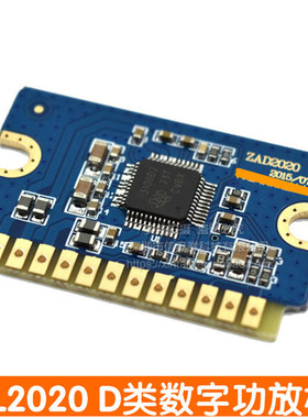YL2020新款20W+20W D类数字功放板12V-24V迷你功放模块 音效好