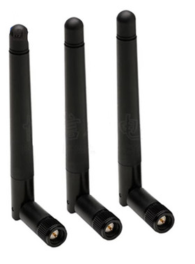 2.4G 折叠天线 监控ZigBee模块路由网卡 黑色胶棒 蓝牙wifi无线