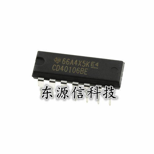 直插 CD40106BE 进口原装 DIP-14 TI CMOS 施密特触发器