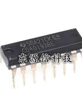 全新原装 CD40193 CD40193BE DIP-16 二进制计数器/逻辑芯片 直插