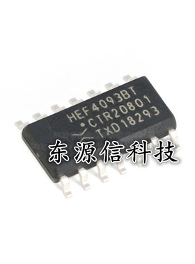 HEF4093BT 原装进口NXP SOP-14逻辑芯片 施密特触发 代替CD4093