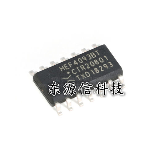 HEF4093BT 原装进口NXP SOP-14逻辑芯片 施密特触发 代替CD4093