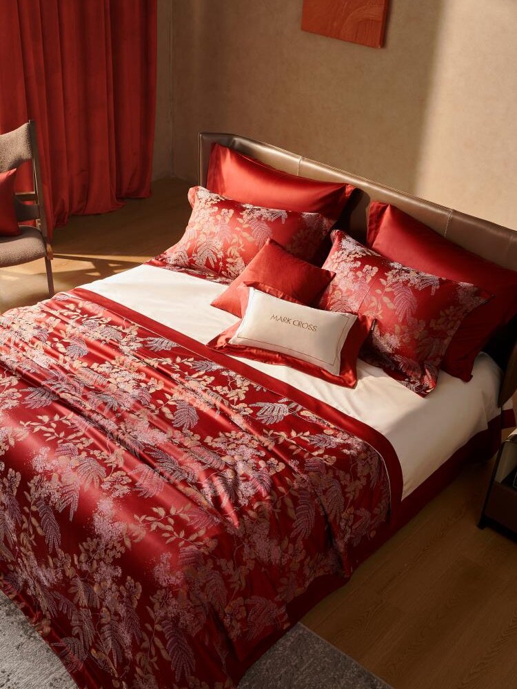 160支色织提花高档西式婚庆四件套高端婚房长绒棉结婚被床上用品,床上用品,婚庆床品套件,淘宝优惠券,粉丝福利购,淘宝优惠卷