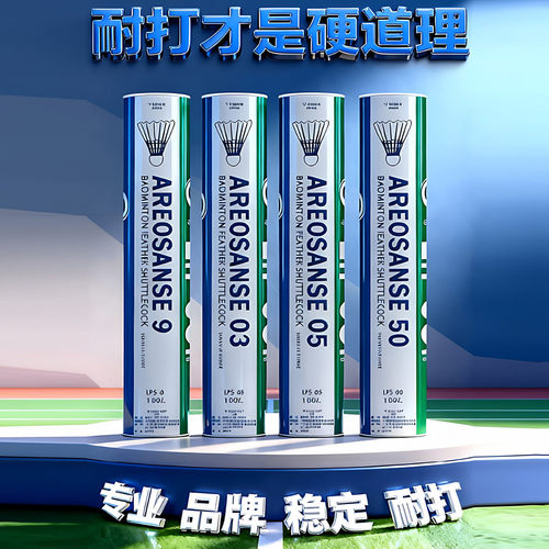 官方正品鹅毛羽毛球耐打稳定训练