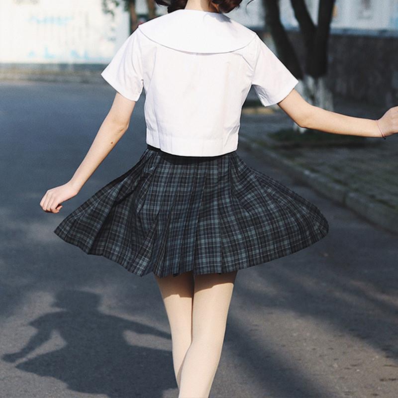 海苔日系jk制服裙正版百褶裙半学生校服