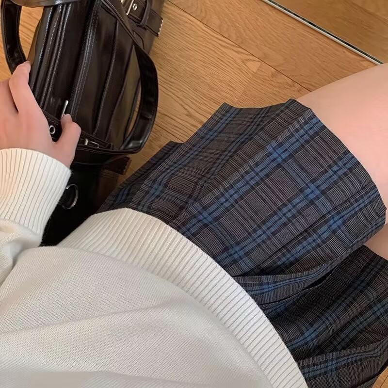 凛凛/原创正版秋冬校供感jk格裙学生半身裙女学院风百褶裙日系