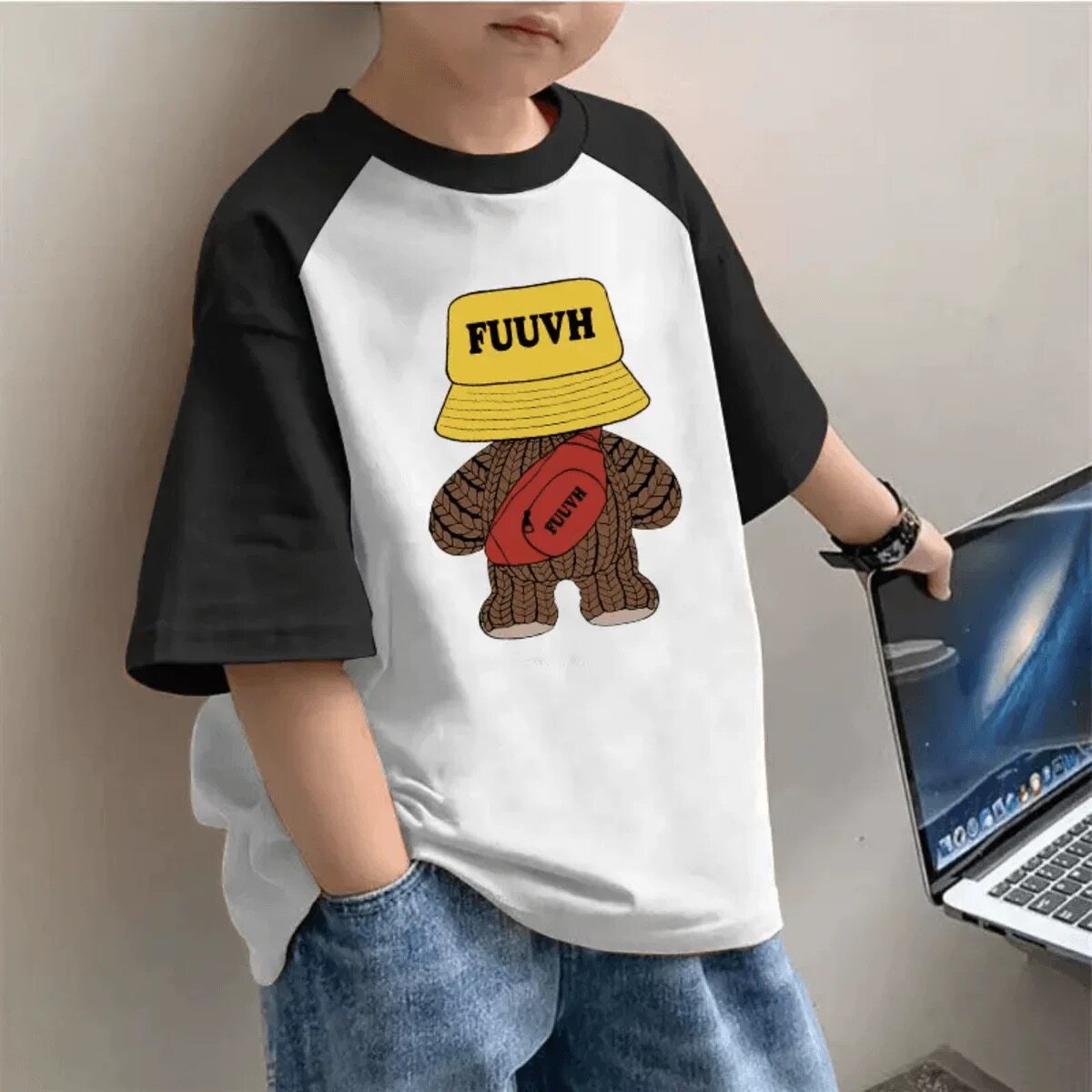 男童夏装短袖T恤2026新款儿童夏季短袖休闲上衣中大童薄款运动潮t