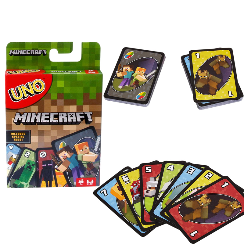 Uno Minecraft Card Games  Uno Entertainment Board Uno